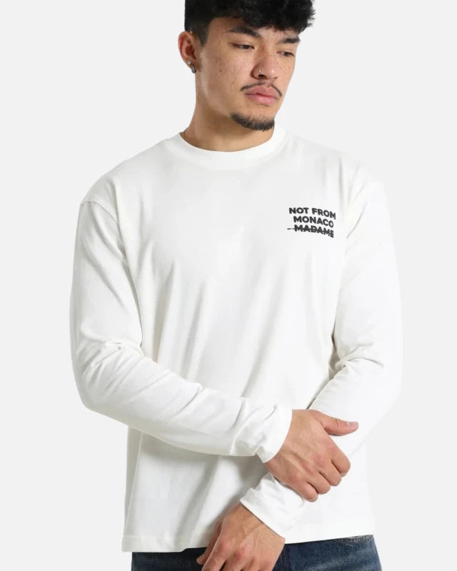 Camiseta Ikao No soy de Mónaco - Blanco