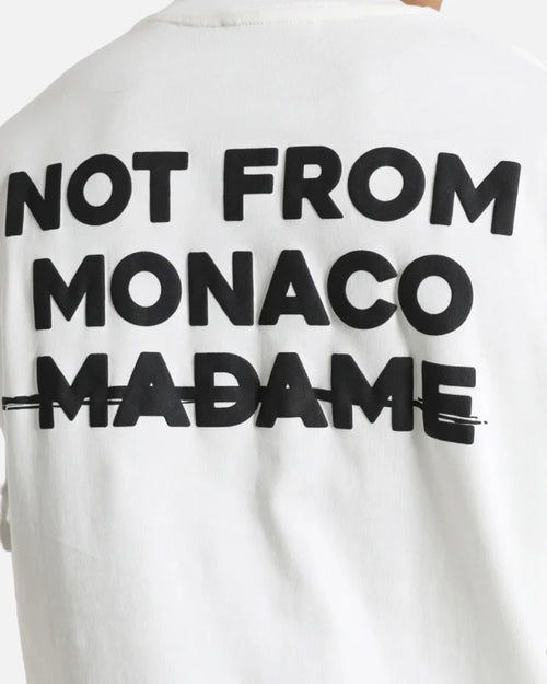 Camiseta Ikao No soy de Mónaco - Blanco - Footkorner
