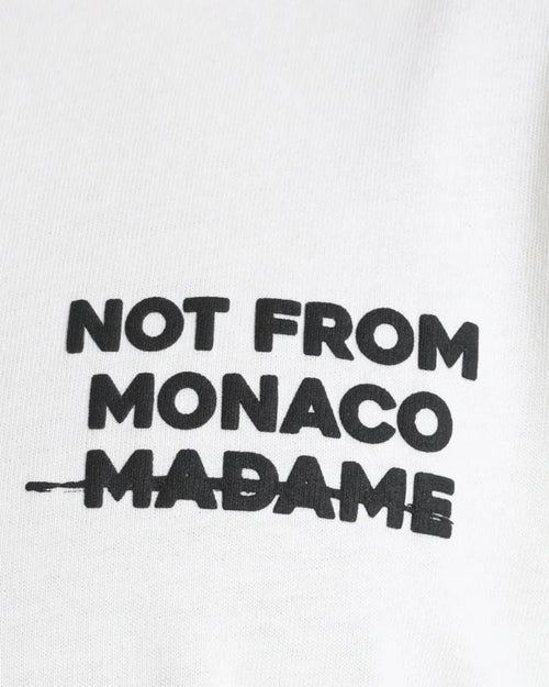 Camiseta Ikao No soy de Mónaco - Blanco - Footkorner