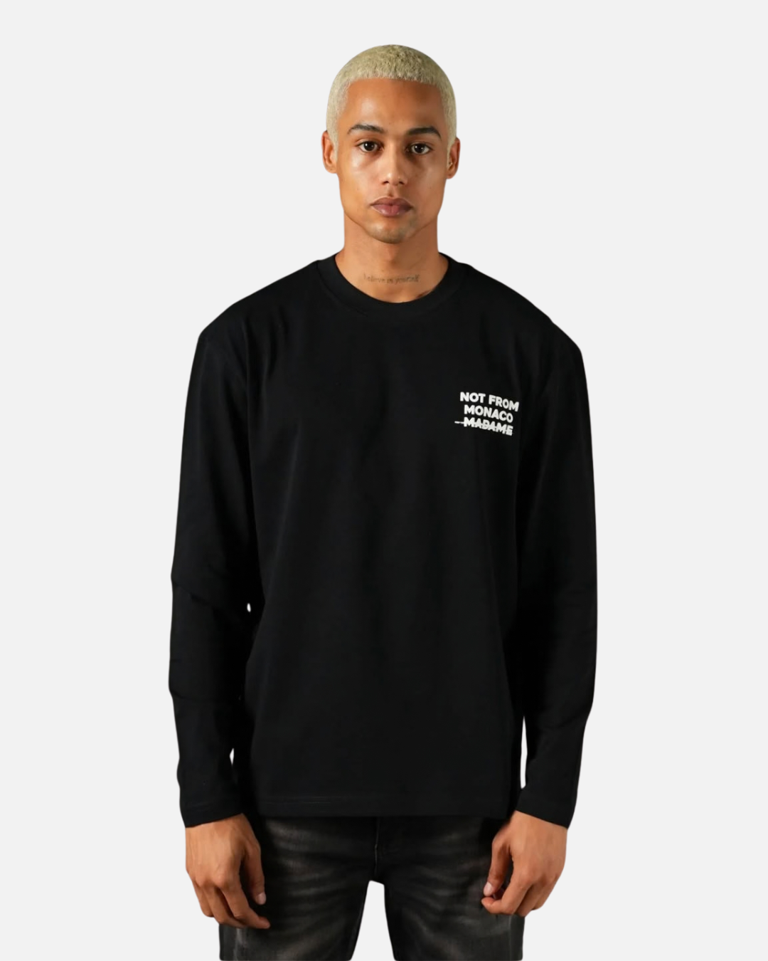 FootkornerCamiseta Ikao No soy de Mónaco - Negro