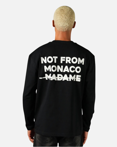 Camiseta Ikao No soy de Mónaco - Negro - Footkorner