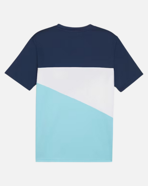 T-Shirt OM - Blau/Weiß - Footkorner