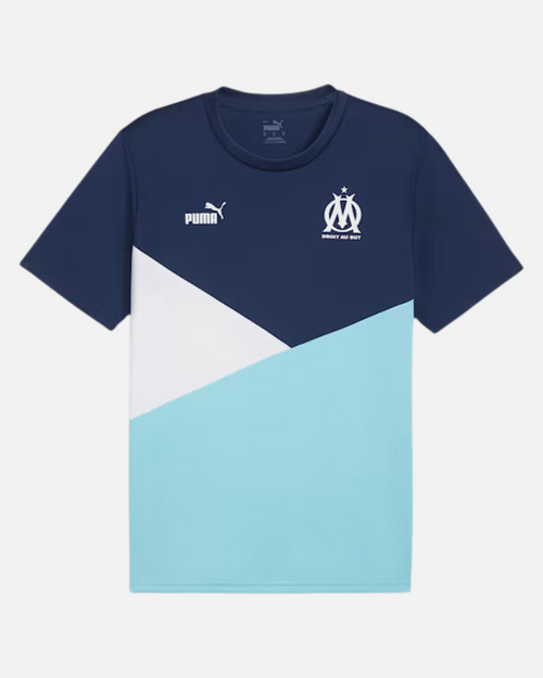 T-Shirt OM - Blau/Weiß - Footkorner
