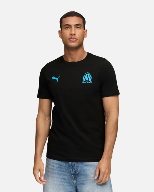 T-Shirt OM 2025/2026 - Schwarz/Blau - Footkorner