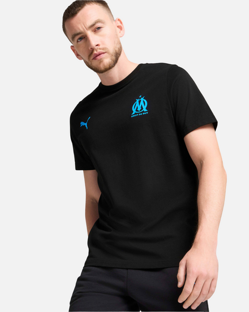 OM 2024/2025 T-shirt - Black/Blue - Footkorner