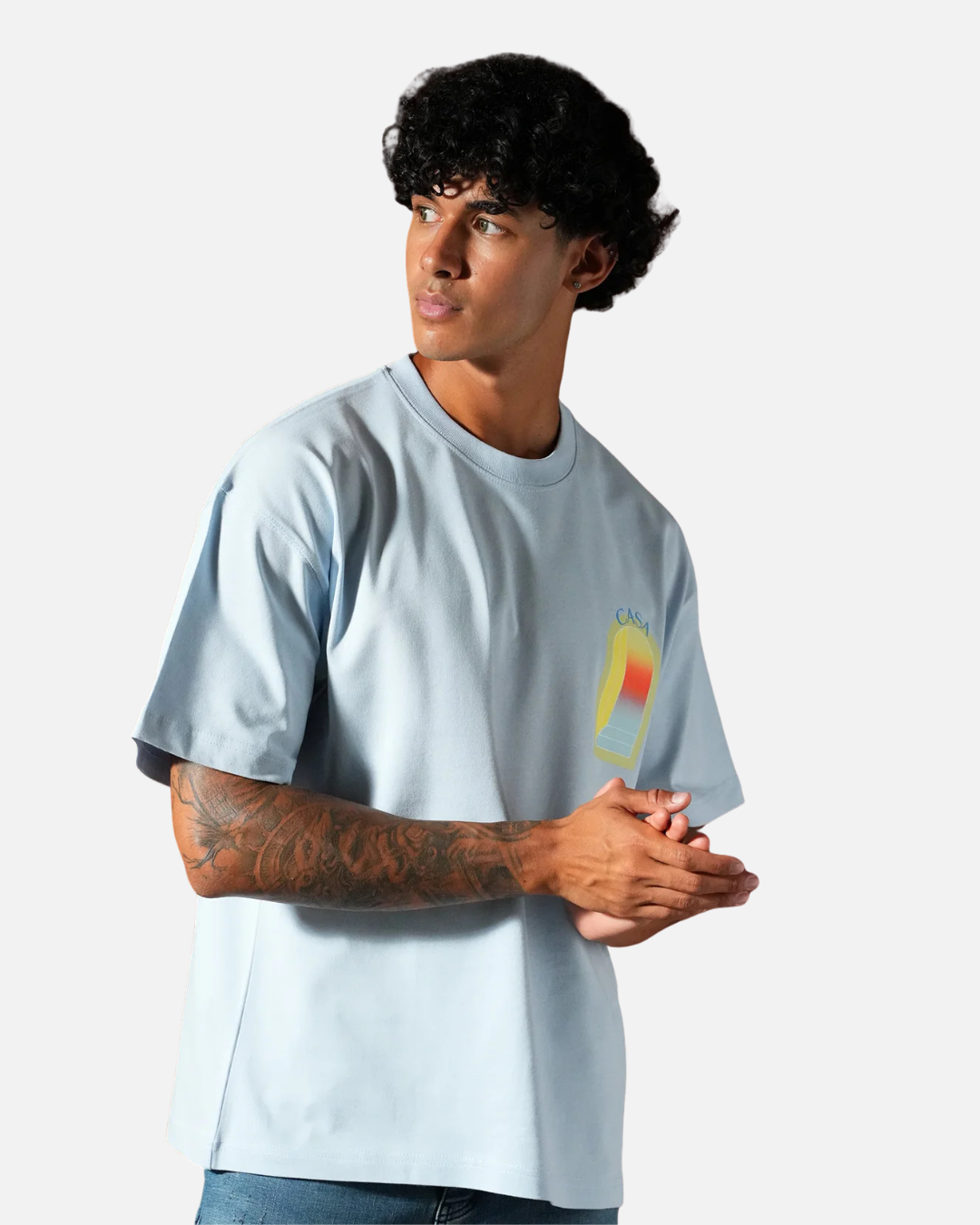 FootkornerT-shirt Oversize OM Ikao - Bleu