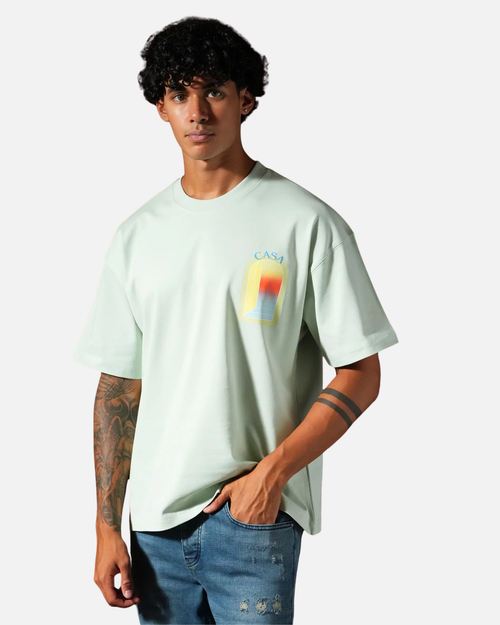 T-shirt Oversize OM Ikao - Menthe - Footkorner