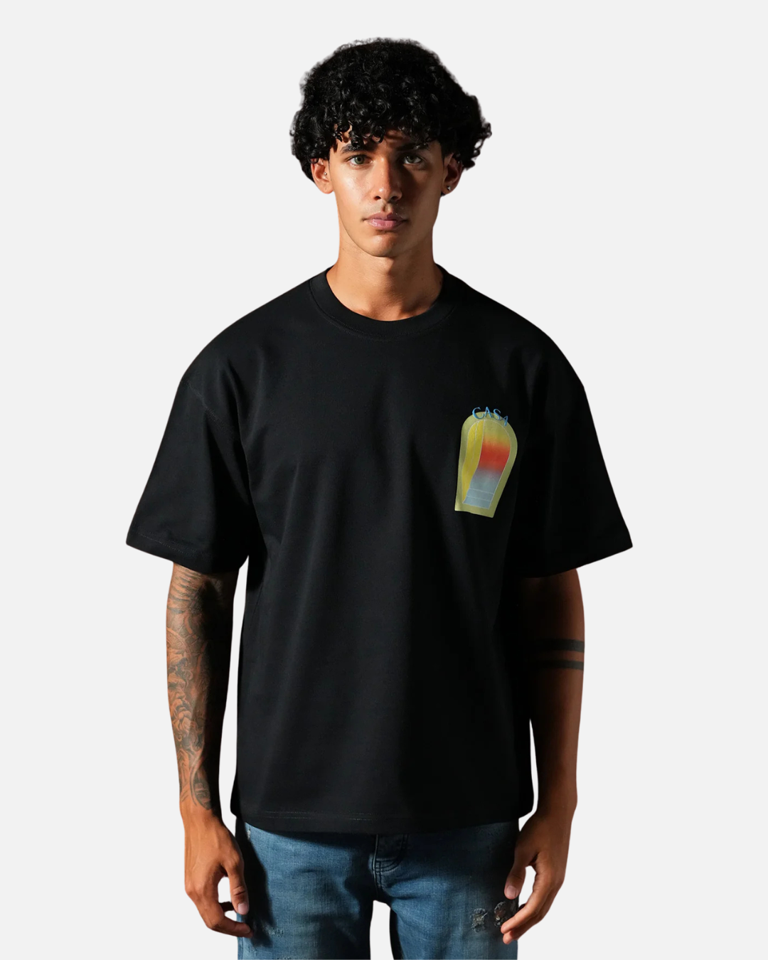 T-shirt Oversize OM Ikao - Noir