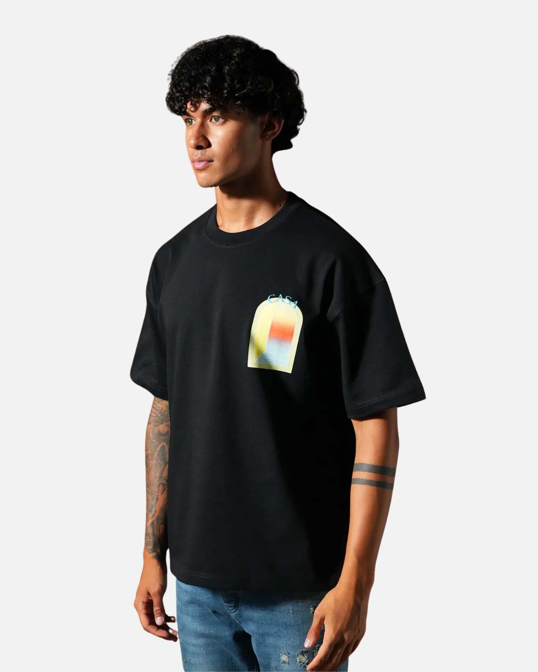 FootkornerT-shirt Oversize OM Ikao - Noir