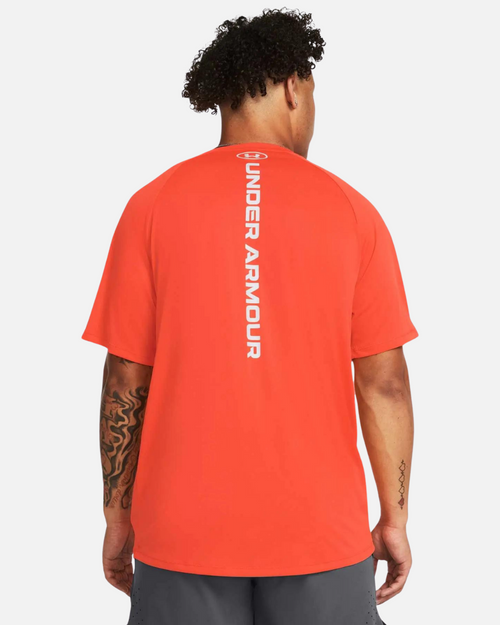 Under Armour Tech Reflective T-Shirt - Orange - Footkorner