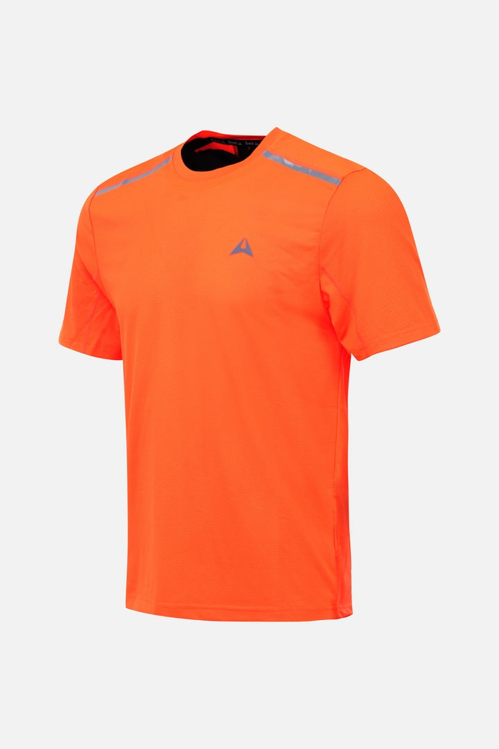 Camiseta Scampia First - Naranja/Negro
