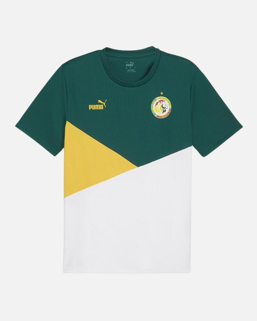 T-shirt Sénégal 2024 - Blanc/Vert/Jaune - Footkorner