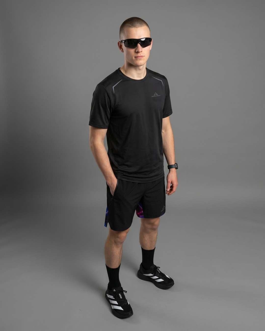 FootkornerT-Shirt Serramont Corepluse – Schwarz