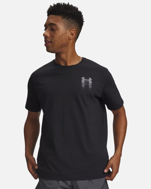 T-shirt Under Armour Blur Logo - Noir - Footkorner