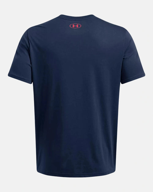 T-shirt Under Armour Boxed Sportstyle – Bleu - Footkorner