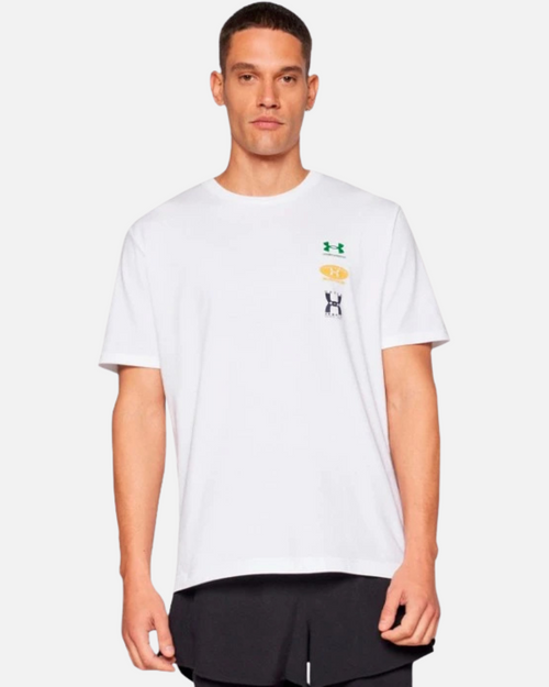 Under Armor Evol Logo T-shirt - White - Footkorner
