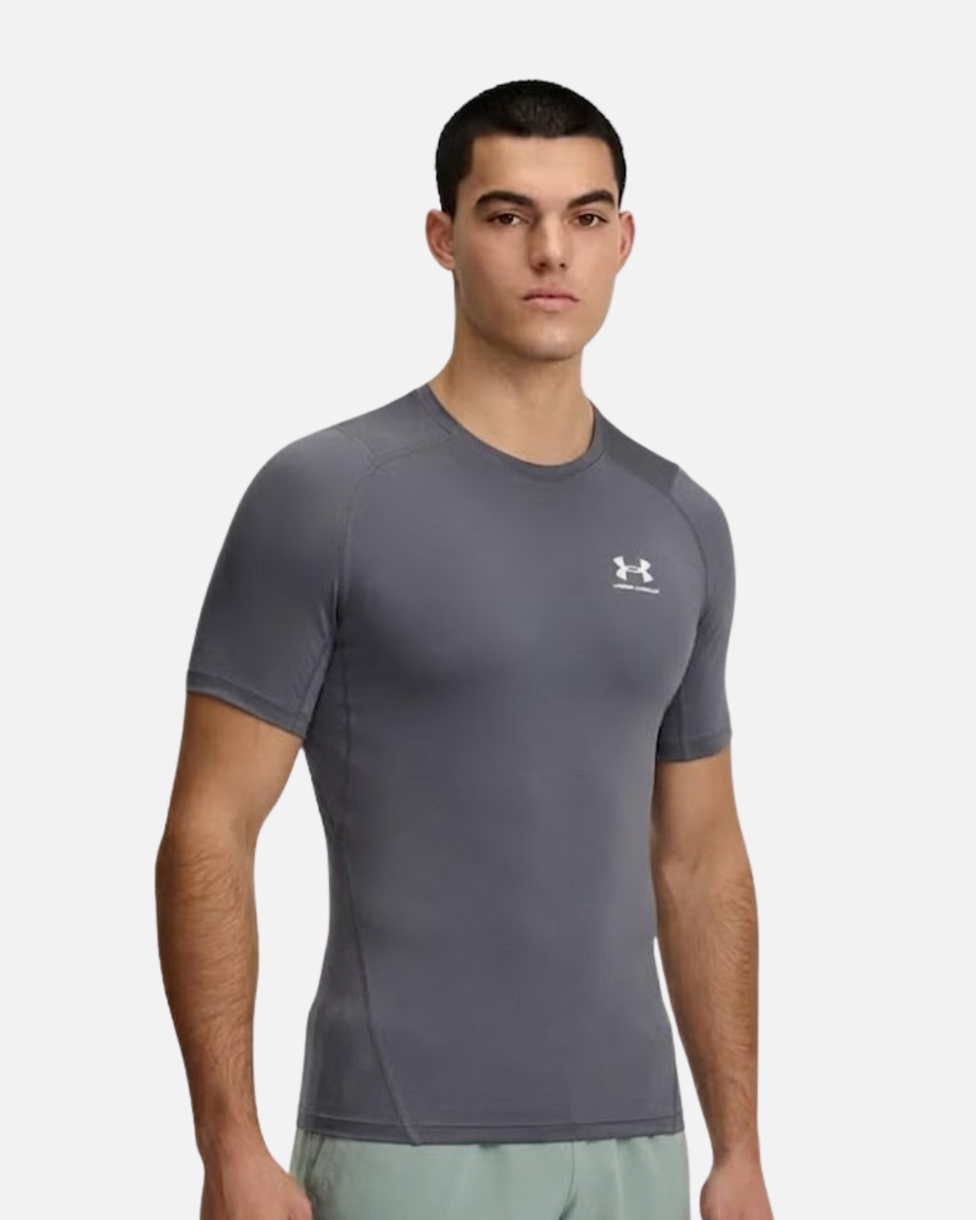 T-shirt Manches longues Under Armour HeatGear® Compression - Gris - Footkorner - Footkorner