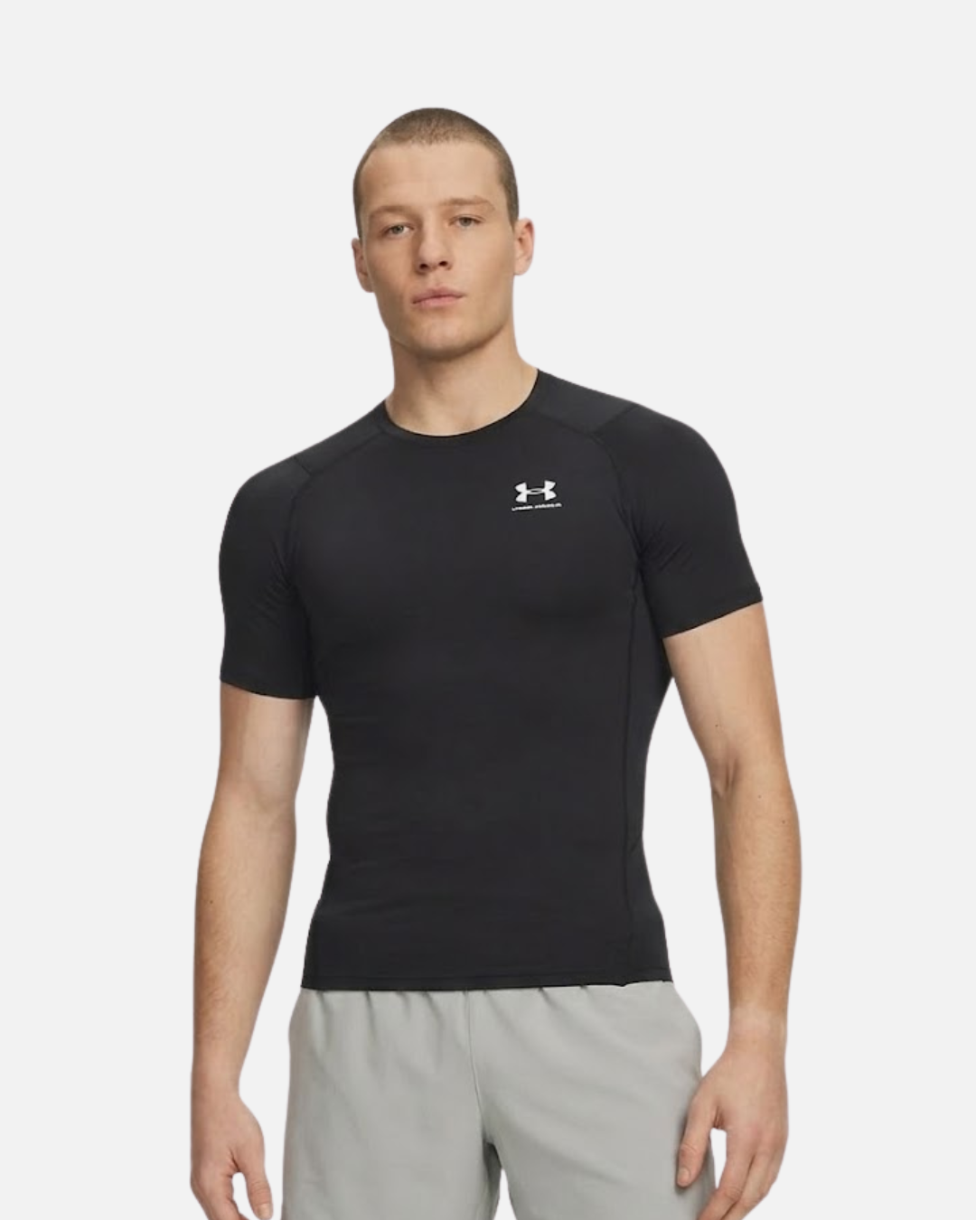 T-shirt Manches longues Under Armour HeatGear® Compression - Gris - Footkorner - Footkorner