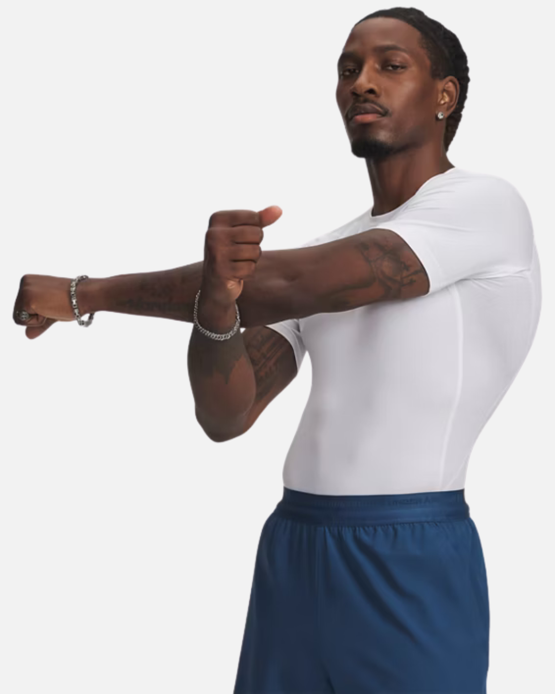 FootkornerT-shirt Under Armour HeatGear® - Blanc