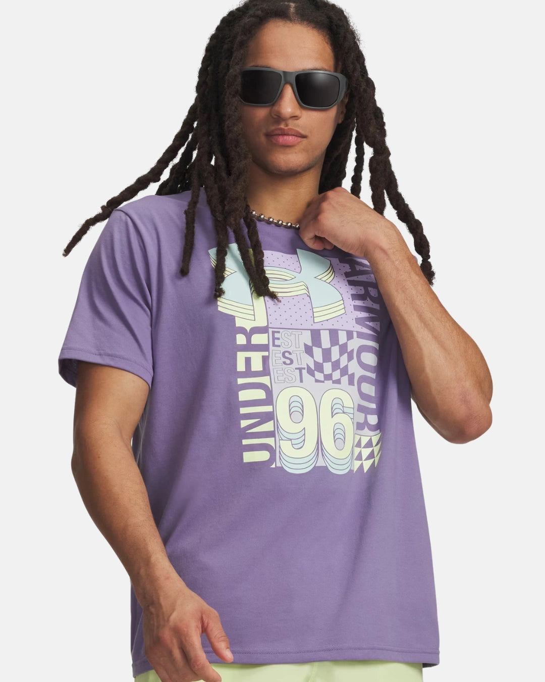 FootkornerCamiseta Under Armour Logo Collage - Violeta