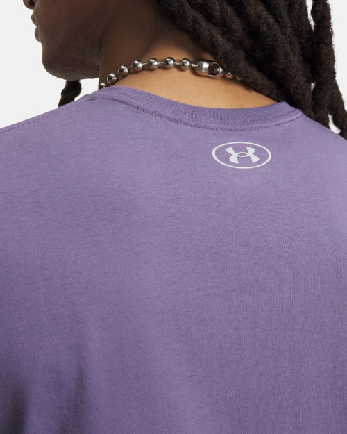 Camiseta Under Armour Logo Collage - Violeta - Footkorner