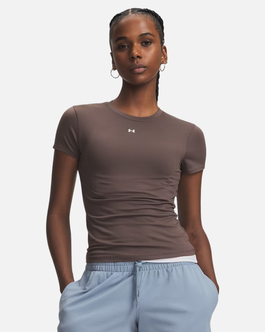FootkornerT-Shirt Under Armour Motion Fitted - Marron