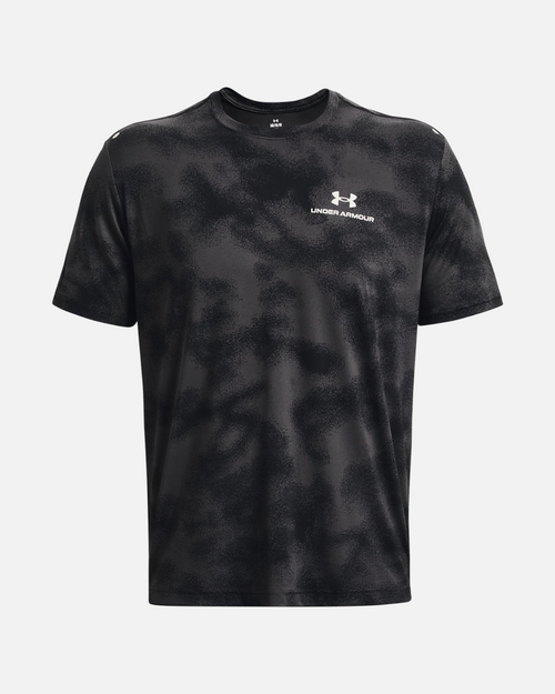 T-Shirt Under Armour RUSH™ Energy Print – Schwarz/Grau - Footkorner