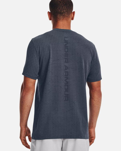 Camiseta Under Armour Seamless Grid - Gris - Footkorner