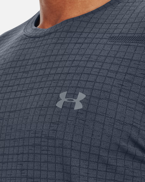 Camiseta Under Armour Seamless Grid - Gris - Footkorner