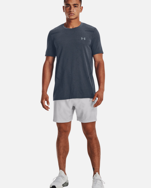 Camiseta Under Armour Seamless Grid - Gris - Footkorner