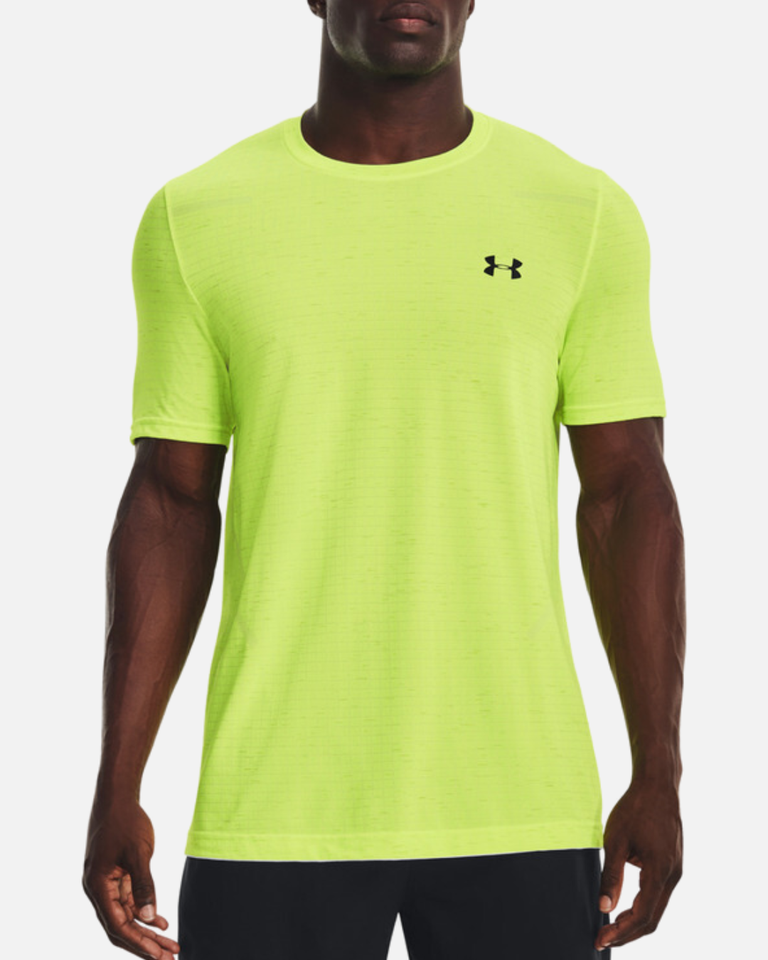 Under Armor Seamless Grid T-shirt - Yellow