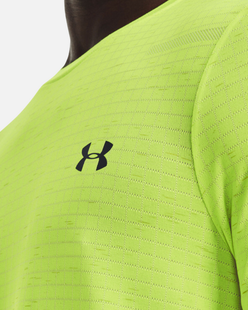 Under Armor Seamless Grid T-shirt - Yellow - Footkorner
