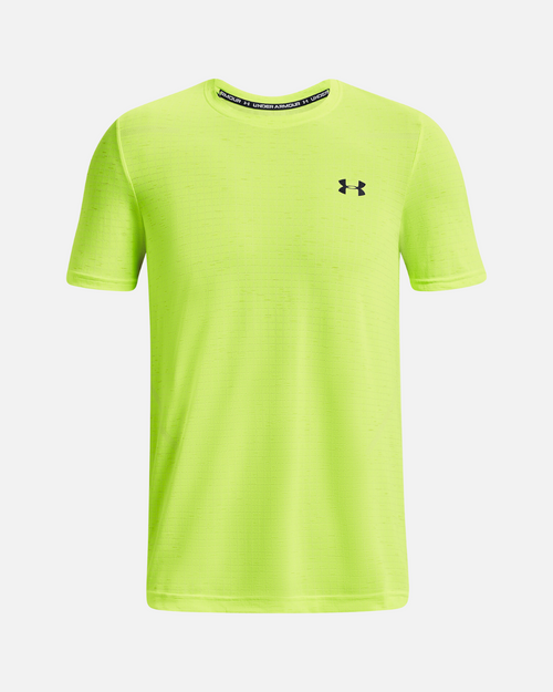 Under Armor Seamless Grid T-shirt - Yellow - Footkorner