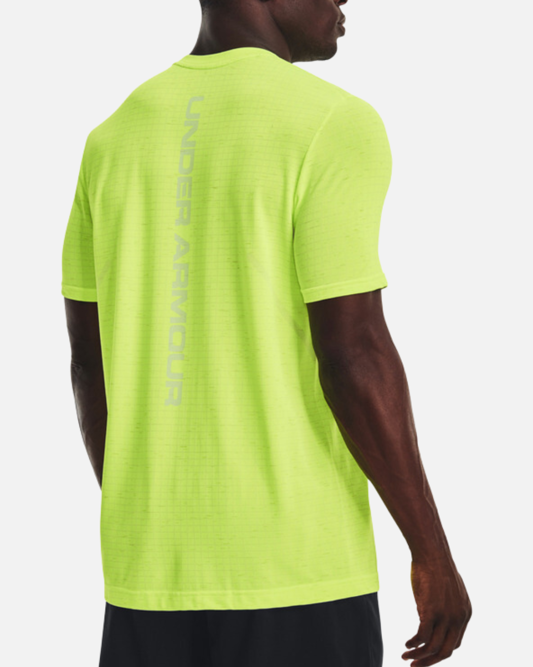 T-Shirt Under Armour Seamless Grid - Gelb