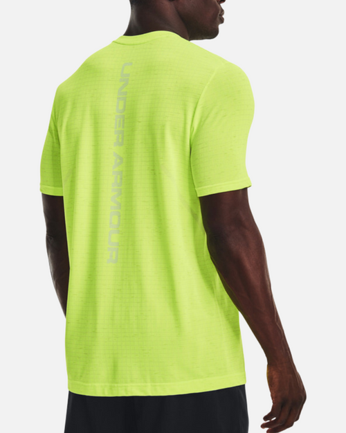 Under Armor Seamless Grid T-shirt - Yellow - Footkorner