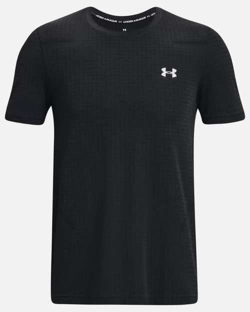 Camiseta Under Armour Seamless Grid - Negra - Footkorner
