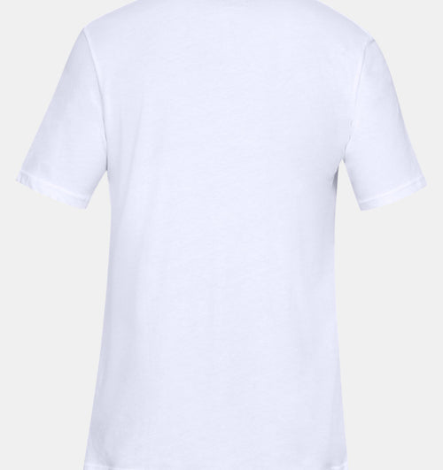 T-Shirt Under Armour Sportstyle Logo - Blanc/Noir - Footkorner