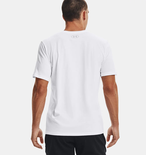 T-Shirt Under Armour Sportstyle Logo - Blanc/Noir - Footkorner
