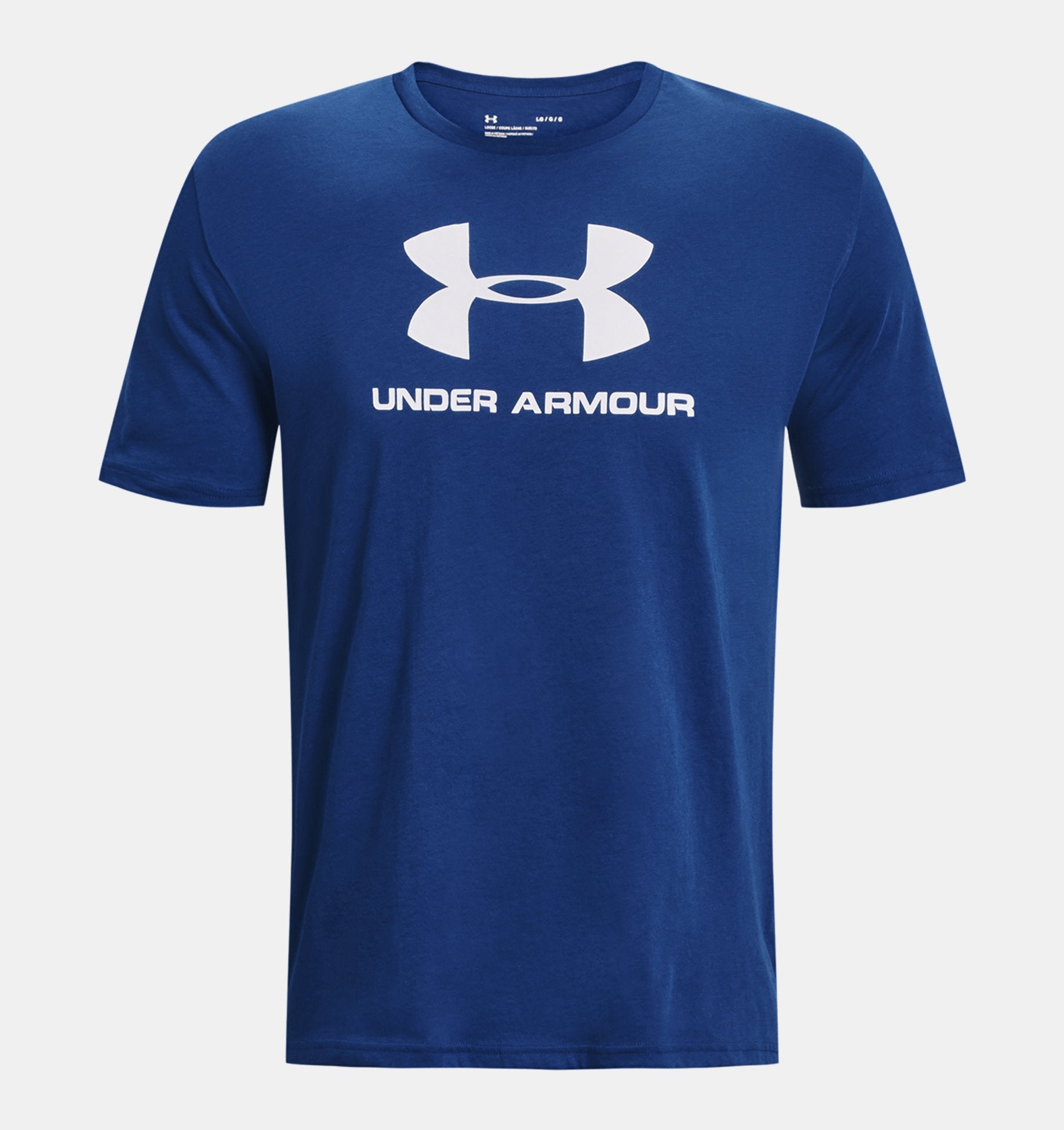FootkornerT-shirt con logo Under Armour Sportstyle - Blu/Bianco