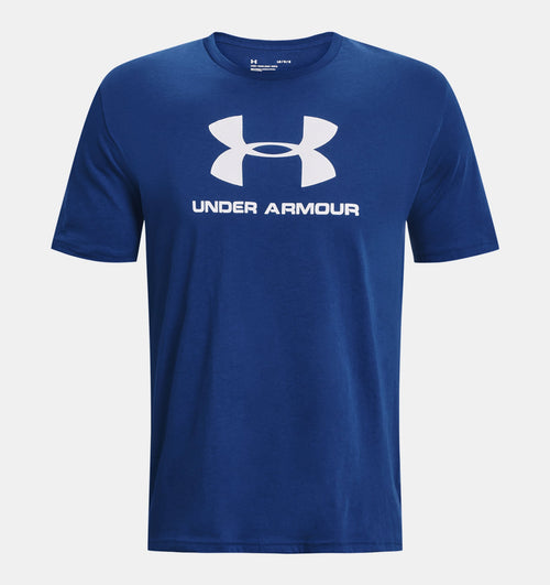 T-shirt con logo Under Armour Sportstyle - Blu/Bianco - Footkorner