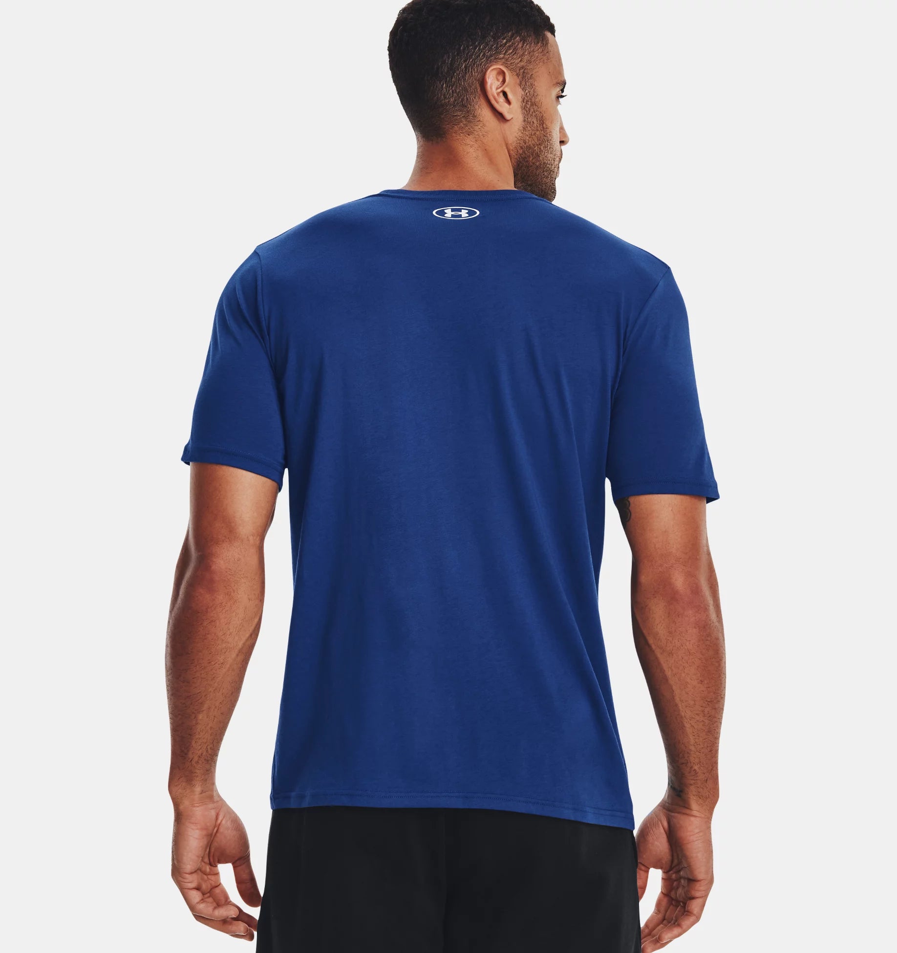 T-shirt Under Armour Sportstyle Logo - Bleu/Blanc