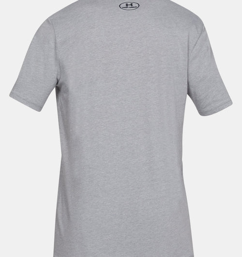 T-Shirt Under Armour Sportstyle Logo - Grau/Schwarz - Footkorner