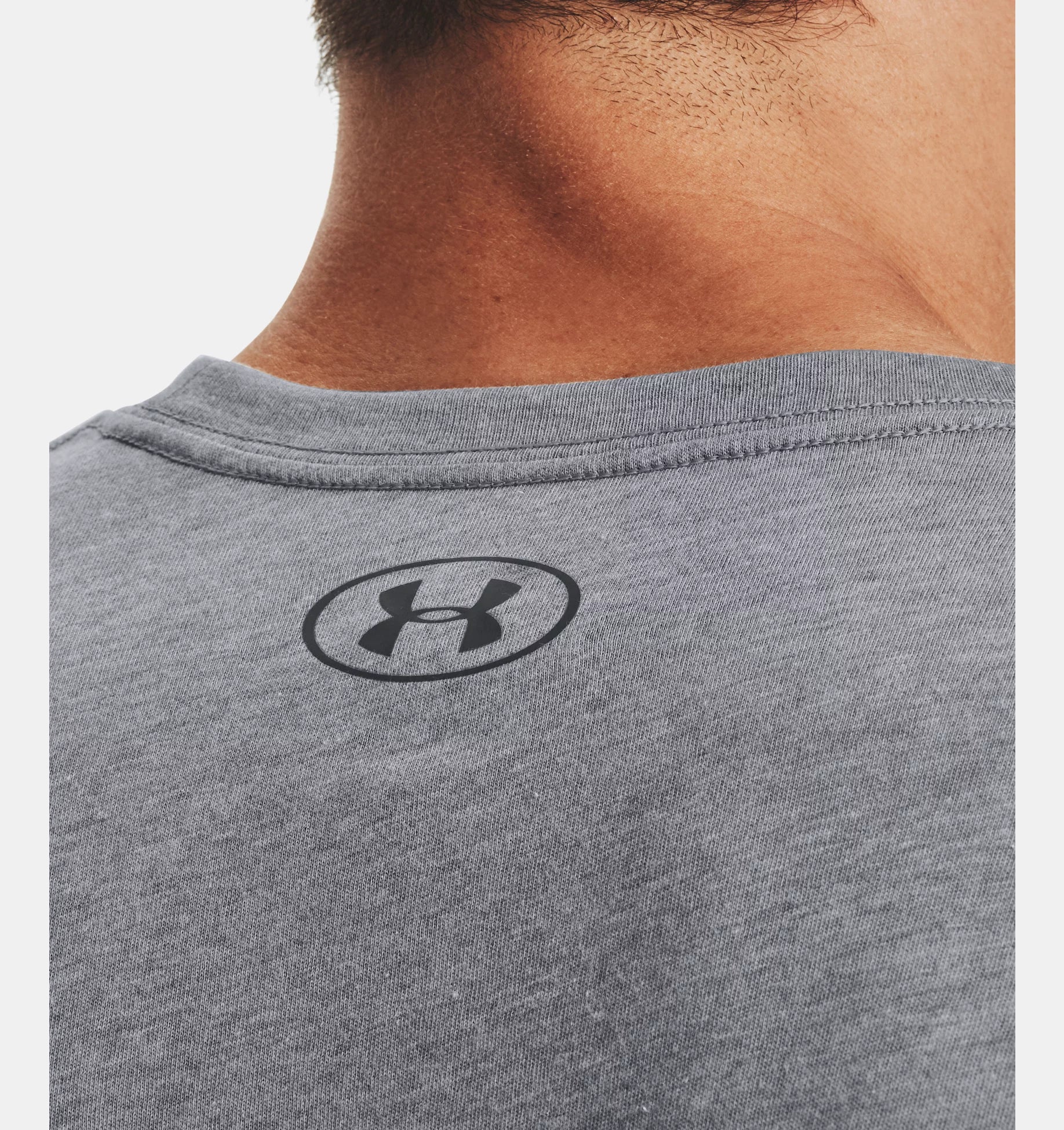 FootkornerT-Shirt Under Armour Sportstyle Logo - Grau/Schwarz