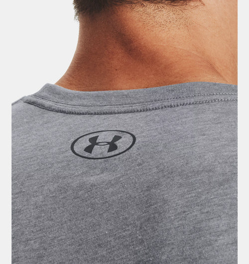 T-Shirt Under Armour Sportstyle Logo - Grau/Schwarz - Footkorner