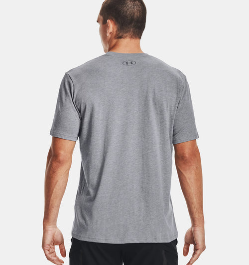 T-Shirt Under Armour Sportstyle Logo - Grau/Schwarz - Footkorner