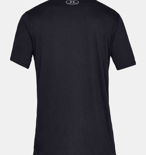 T-shirt Under Armour Sportstyle Logo - Noir/Blanc - Footkorner