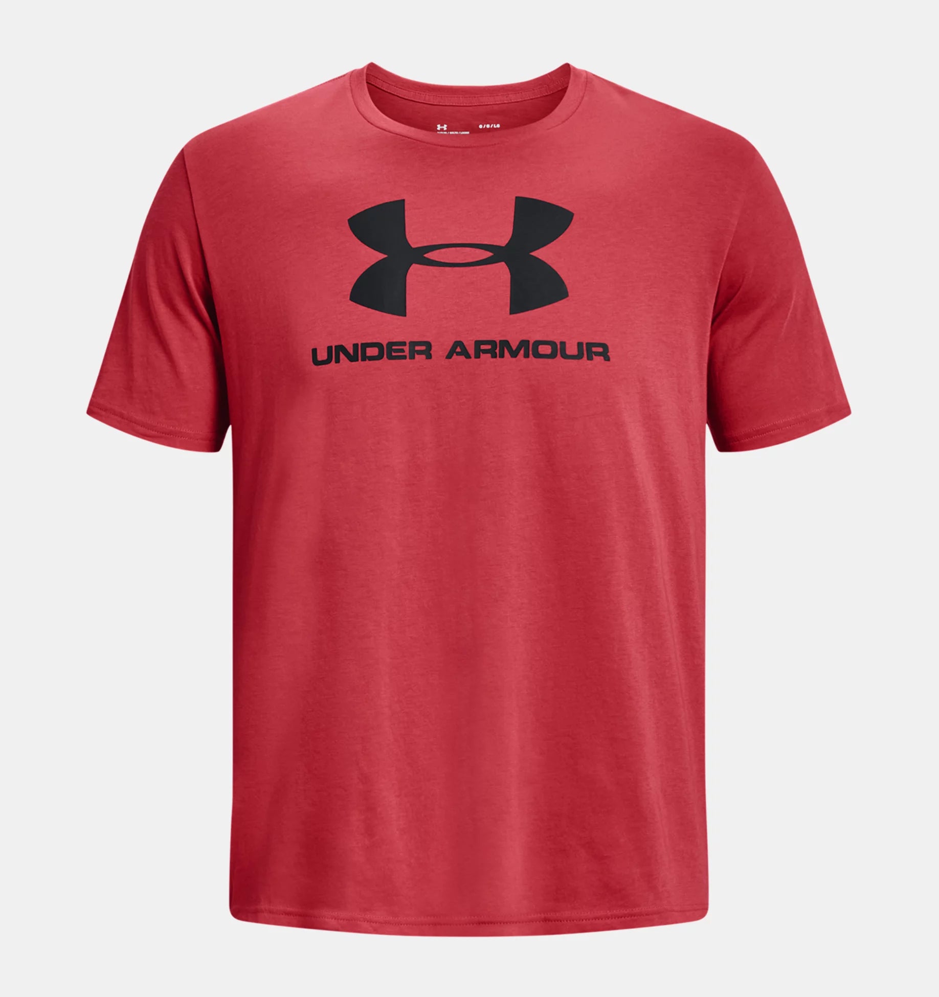 T-Shirt Under Armour Sportstyle Logo - Rouge/Noir