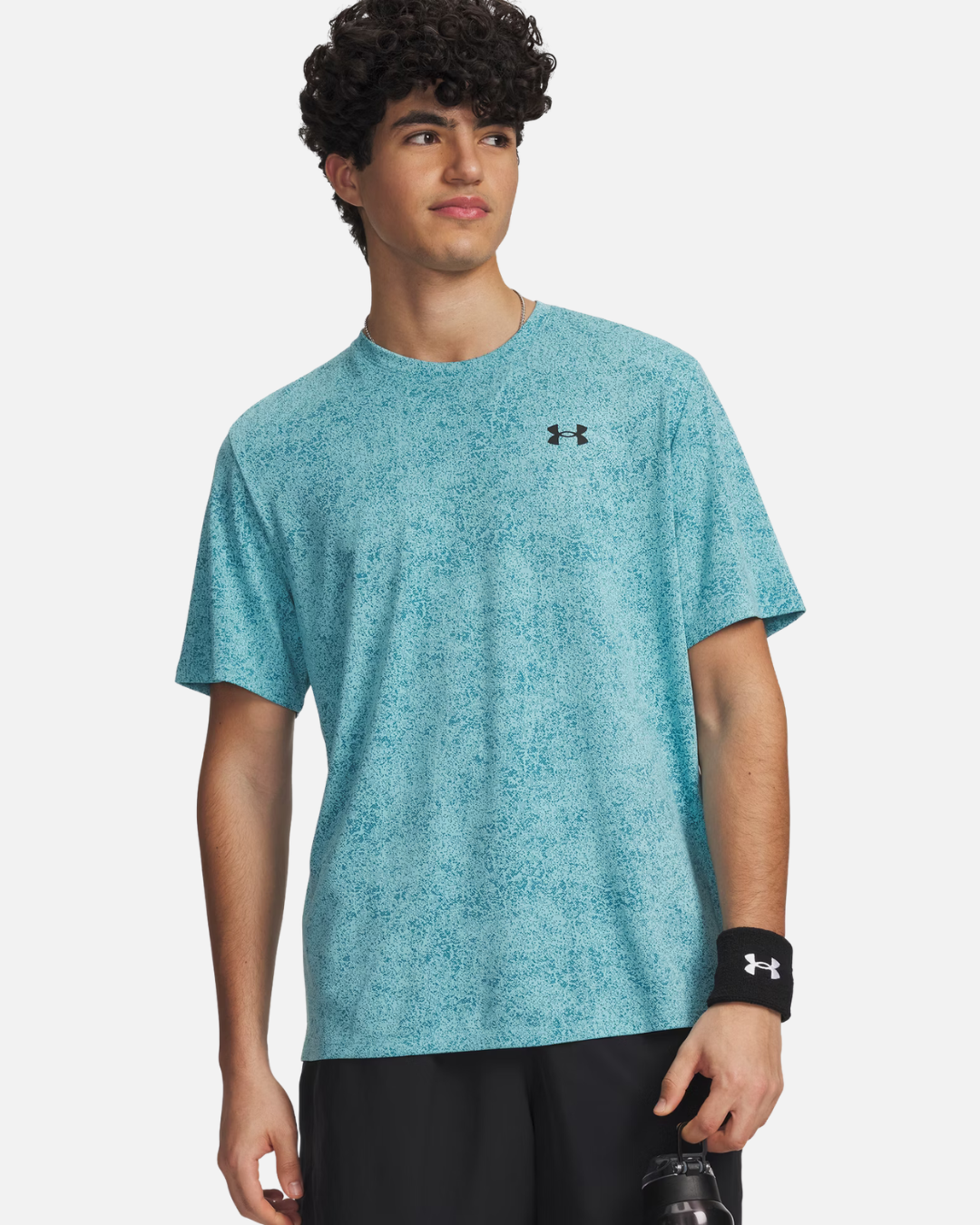 T-shirt Under Armour Tech Pixelate - Orange - Footkorner - Footkorner