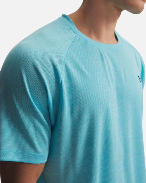 Under Armour Tech Textured T-Shirt - Blue - Footkorner