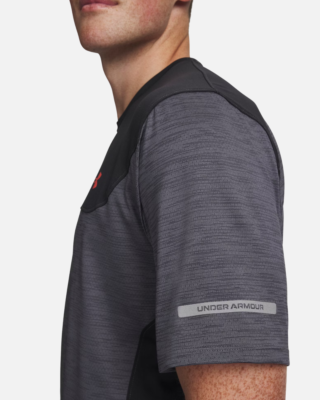 FootkornerT-shirt Under Armour Tech Utility - Noir/Rouge